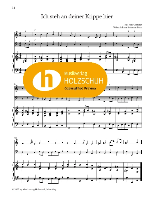 Ich steh an deiner Krippe hier